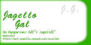jagello gal business card